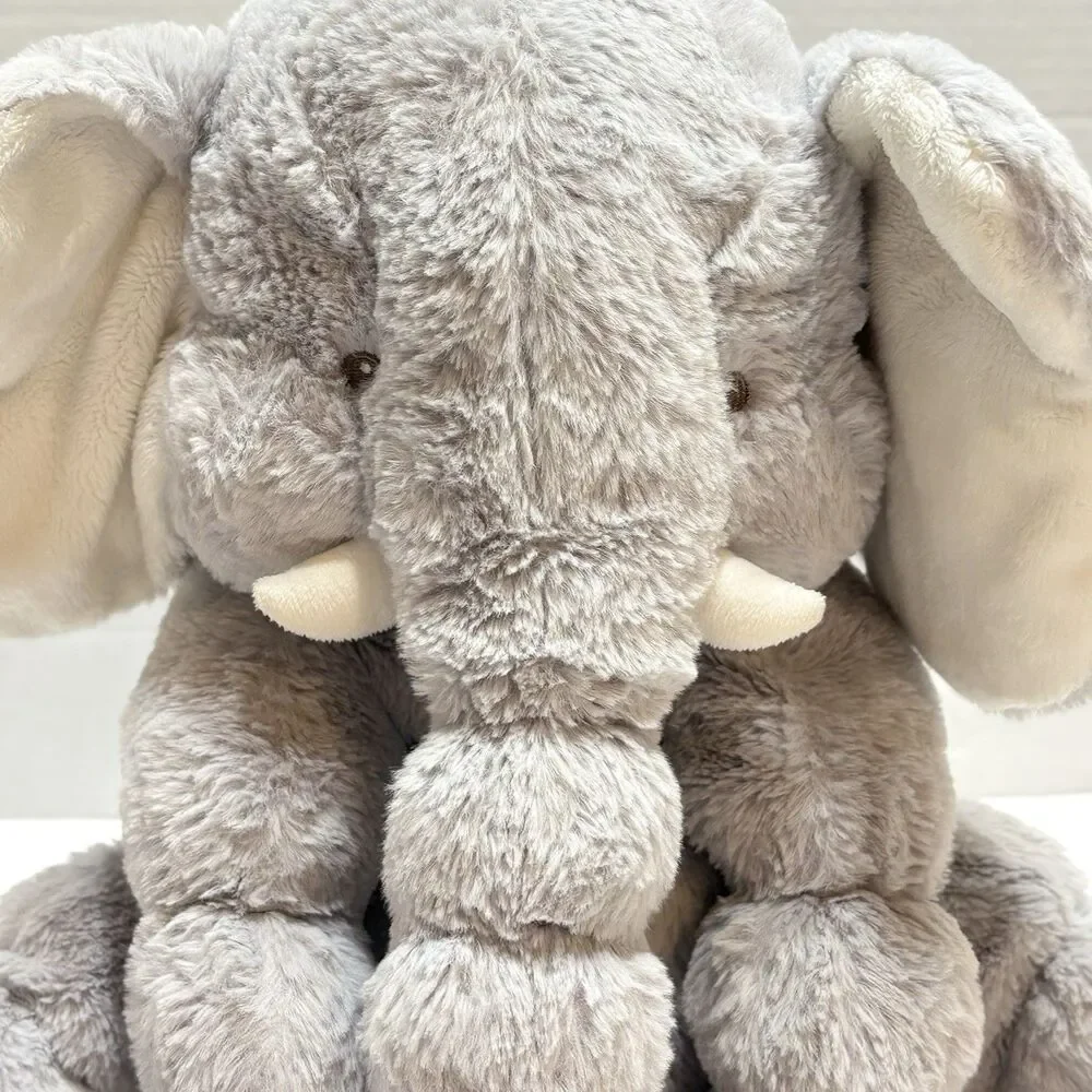 Baby Ganz Plush Elephant Jellybean Gray Medium Stuffed Animal Toy